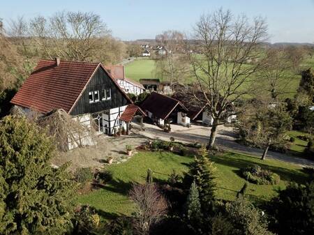 Außenansicht - Einmalige Gelegenheit: Besonderes Landhaus mit XL-Grundstück in der Natur von Bönen zu verkaufen