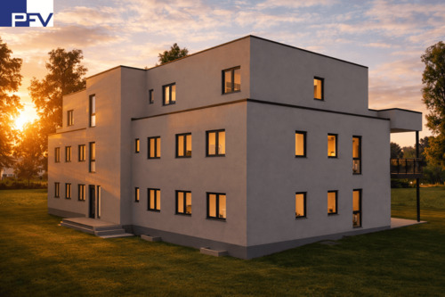 Rückansicht MFH, 8 Whg, ca. 800m² Wohnfläche - Seltene Gelegenheit - Tolle Lage: 1. Reihe an der Rednitz - Toller Preis - Tolle Steuerersparnis