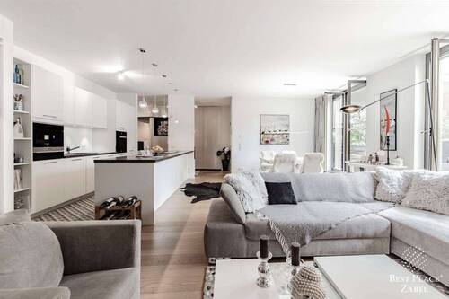 Wohnzimmer - Luxuriöse & exklusive 3-Zimmer-Wohnung im Regierungsviertel von Berlin