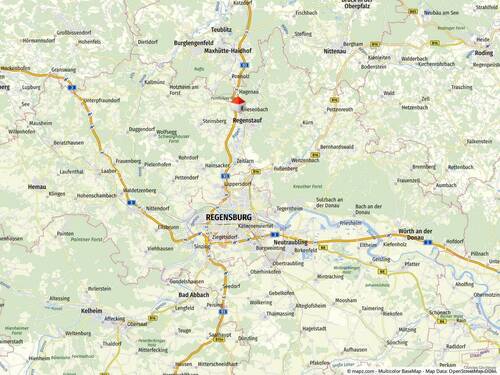 Lage im Landkreis - Grundstück in Regenstauf