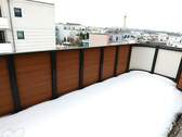 Balkon im Winter - 