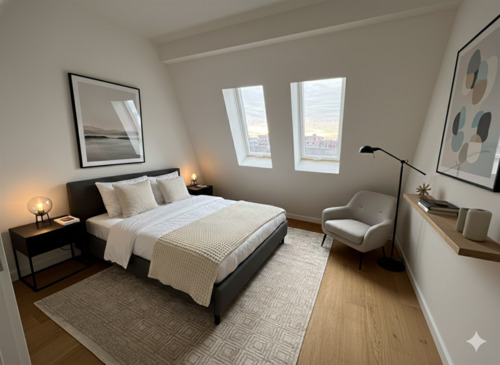 Raumbeispiel Schlafzimmer - Etagenwohnung mit 106,00 m&sup2; in Berlin zum Kaufen