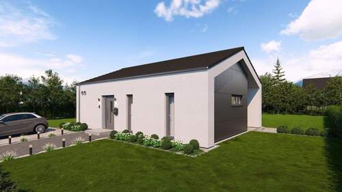 Ansicht Eingang - 2 Zimmer Bungalow zum Kaufen in Saarwellingen