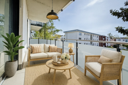 Balkon - 3 Zimmer Etagenwohnung zum Kaufen in Offenbach