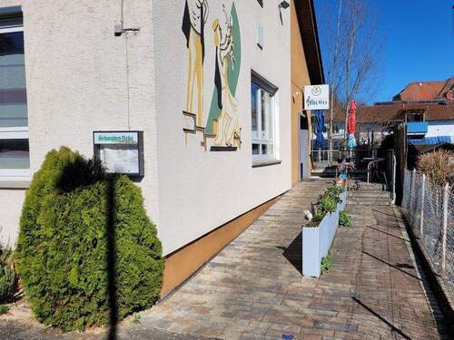 Zugang mit Rampe - Hotel, Pension, Gasthof zur Miete in Waiblingen