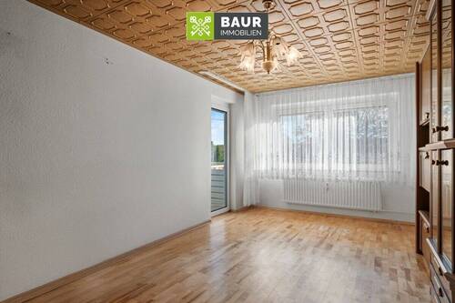 Wohnzimmer - Etagenwohnung mit 56,00 m² in Weingarten zum Kaufen