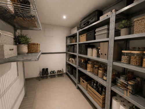Abstellraum UG visualisiert - 