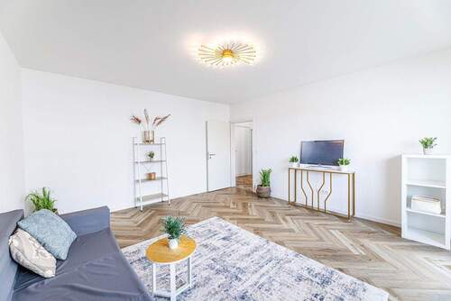 Wohnzimmer - Etagenwohnung mit 56,70 m² in Bamberg zum Kaufen