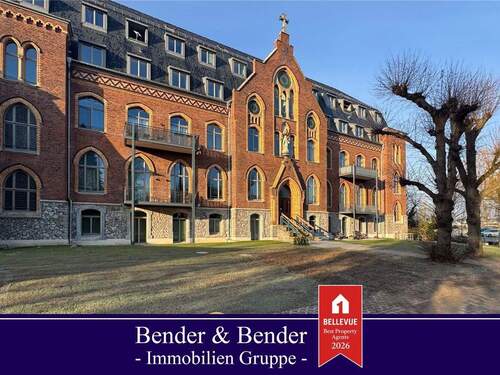 Banner Bild - Exklusives Wohnen im Kloster Marienborn-Hochwertige 3-Zimmerwohnung mit Einbauküche und Balkon!