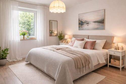 Schlafzimmer (KI generiert) - 7 Zimmer Einfamilienhaus in Blaustein