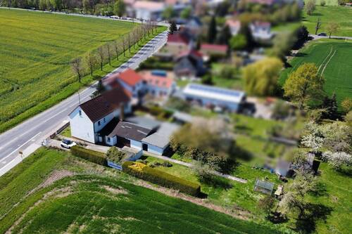 Ansicht Grundstück - 5 Zimmer Doppelhaushälfte in Markkleeberg