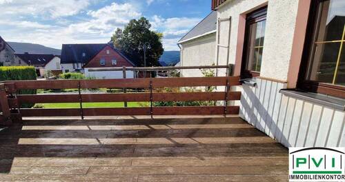 Terrasse - 3 Zimmer Etagenwohnung in Breitenbrunn/Erzgebirge