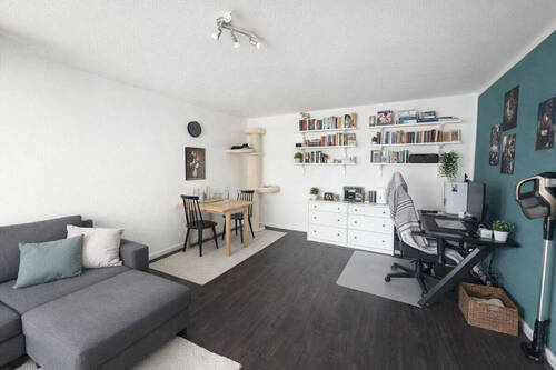 Wohnzimmer KI optimiert - 
