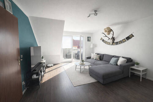 Wohnzimmer KI optimiert - 