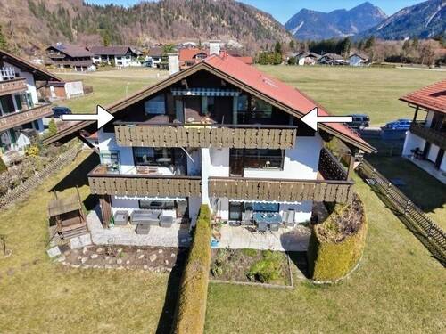 Hausansicht - 4 Zimmer Etagenwohnung zum Kaufen in Oberau