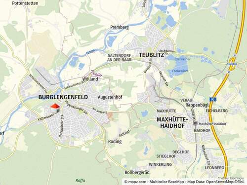 Lage in der Gemeinde - 