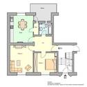 Grundriss - Etagenwohnung mit 65,30 m&sup2; in Herne zur Miete