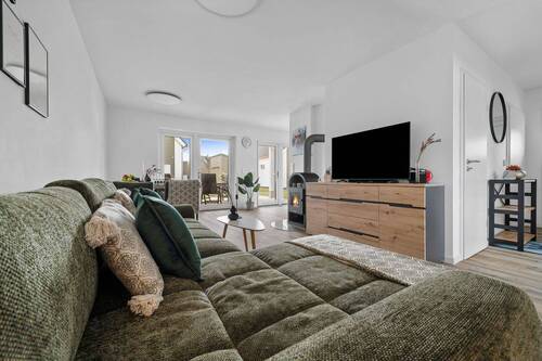 Wohnzimmer - Moderne Ferienwohnung Seute Deern in bester Lage in Büsum
