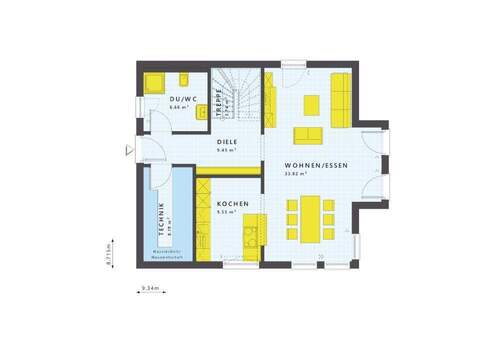 Cleverer Wohnbereich kompakt - 