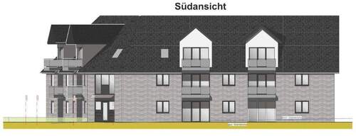 Südansicht - Etagenwohnung mit 72,00 m² in Dorsten zum Kaufen