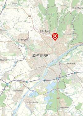 Lageplan - Mehrfamilienhaus, Wohnhaus zum Kaufen in Schweinfurt