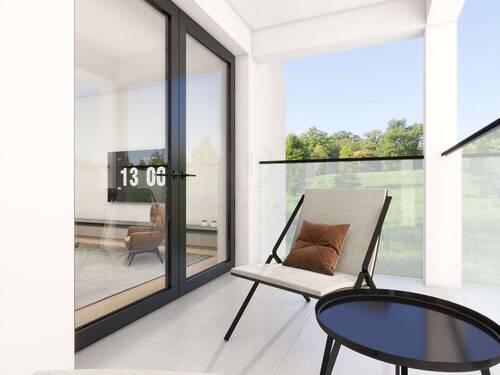 Balkon (Visualisierung) - 3 Zimmer Etagenwohnung in Werneuchen