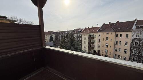 Balkon - Etagenwohnung mit 78,30 m&sup2; in Leipzig zum Kaufen