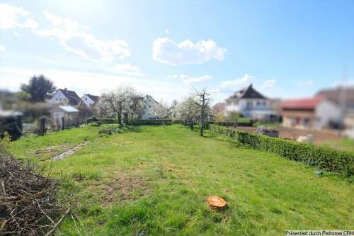 Garten Blick nach Westen - Etagenwohnung mit 157,00 m&sup2; in Marbach zum Kaufen