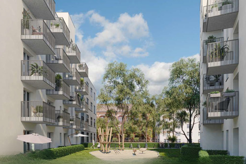 Innenhof - 3 Zimmer Etagenwohnung in Berlin