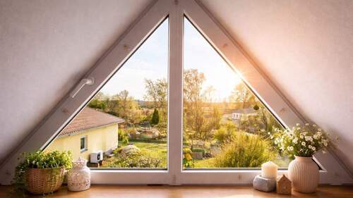 Blick in den sonnigen Morgen - 