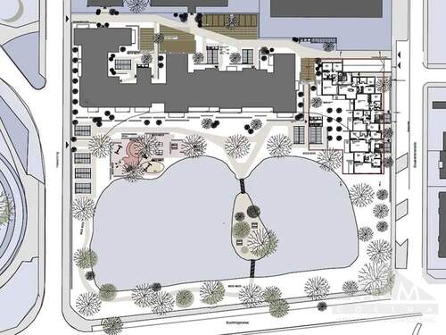 Draufsicht Wohnanlage - 