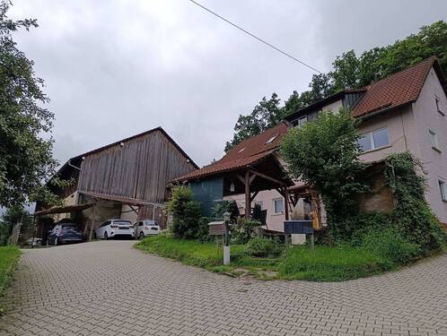 Ansicht - Zweifamilienhaus mit Scheune Gewerbe, ehem. Landwirtschaft
