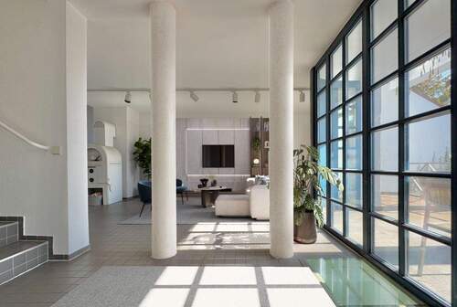 Beispiel Wohnzimmer - 6 Zimmer Doppelhaushälfte zum Kaufen in Linkenheim-Hochstetten