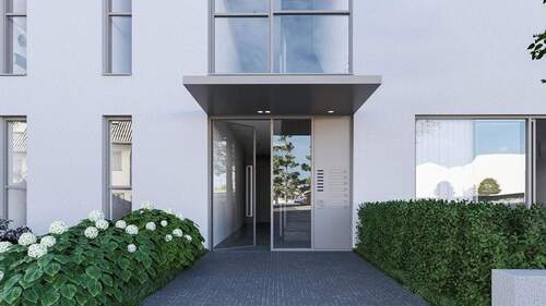 Visualisierung Hauseingang - 2 Zimmer Mehrfamilienhaus, Wohnhaus zum Kaufen in Bad Vilbel