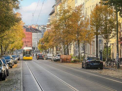 Blick in die Straße - 