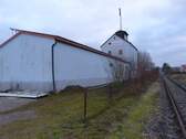 Rückseite der Lagerhalle - 