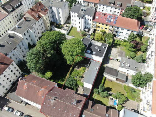 Luftbild 2 - Mehrfamilienhaus, Wohnhaus zum Kaufen in Hamburg-Harburg