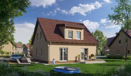 Modernes und komfortables Einfamilienhaus - Modernes Einfamilienhaus mit Gartenterrasse und 2 Pkw-Stellplätzen