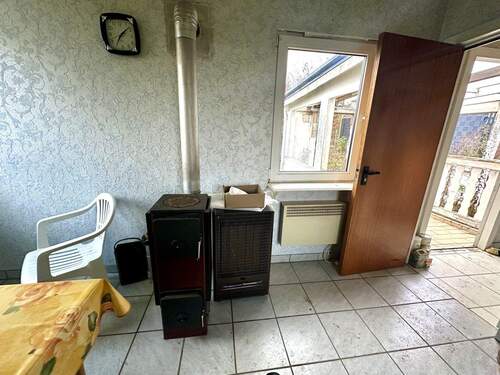 Ofen in der Wohnküche - 