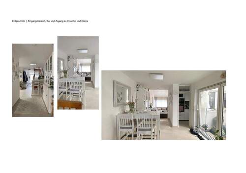 Flur, Zugang Küche und Innenho - 4 Zimmer Reihenmittelhaus in Dettingen unter Teck