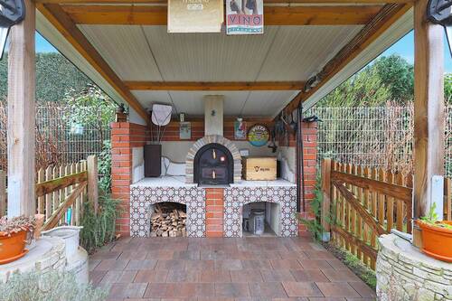 Pizzaofen im Garten - 