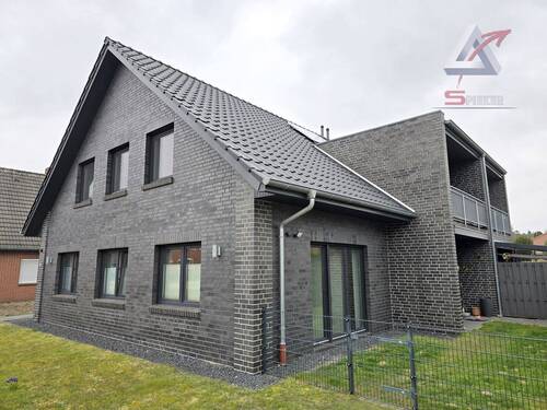 Terrassen- und Balkonansicht - Mehrfamilienhaus, Wohnhaus in Uplengen / Großoldendorf