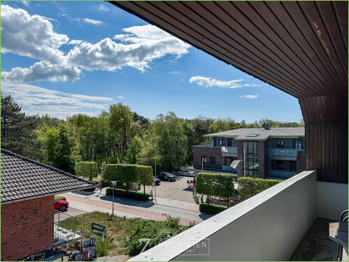Überdachter Balkon in Südausrichtung - 2 Zimmer Etagenwohnung in St. Peter-Ording