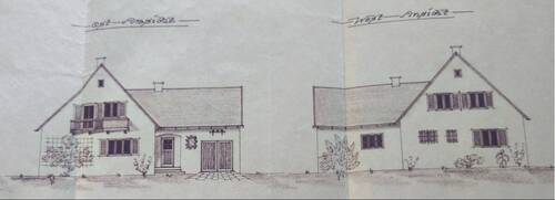 Ost- und West-Ansicht - 