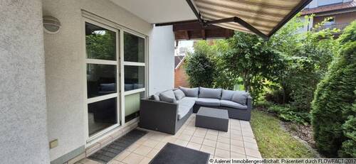 Gemütliche Terrasse - 4 Zimmer Etagenwohnung zum Kaufen in Aalen