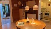 Esszimmer, mit Kachelofen - 