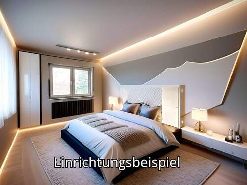 Schlafzimmer OG (Einrichtungsbeispiel) - 