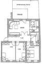 Grundriss-Skizze Wohnung - 