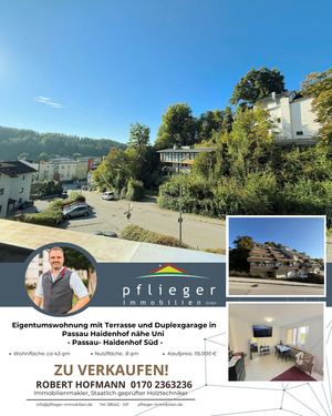 Startbild Winkler, Passau Haidenhof.png - Eigentumswohnung mit Terrasse und Duplexgarage in Passau Haidenhof nähe Uni