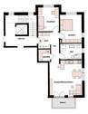 Grundriss W6 im 1. OG.jpg - Jetzt zu besichtigen! Sonnige 3-Zimmer-Neubau-Whg., Bad mit Fenster, Abstellraum, Balkon mit Markise, Südwest-Lage im 1.OG, u.v.m.
